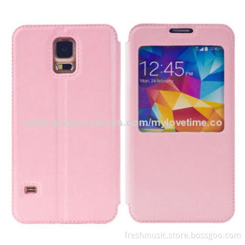 Pink mobile phone housing for Samsung Galaxy S5, OEM/ODM welcomed, 14-year China manufacture